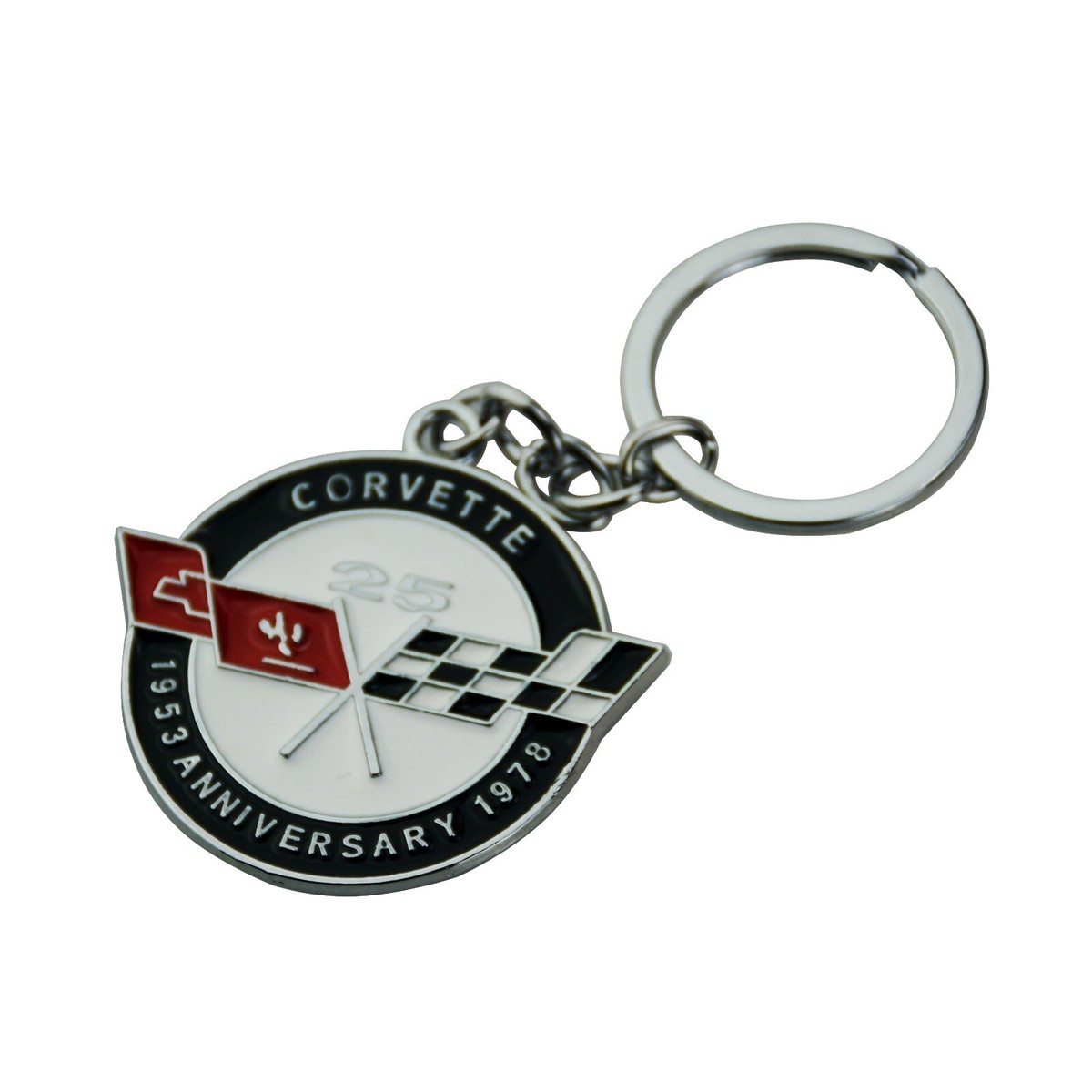 25th Anniversary keychain Car Alloy Key Chain Ring Gift For 1978