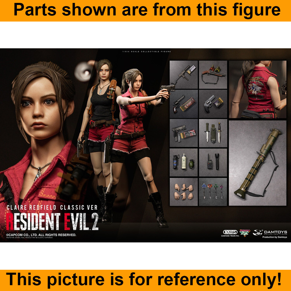 Classic RE2 Claire Redfield - Keys Set of 4 - 1/6 Scale - Damtoys
