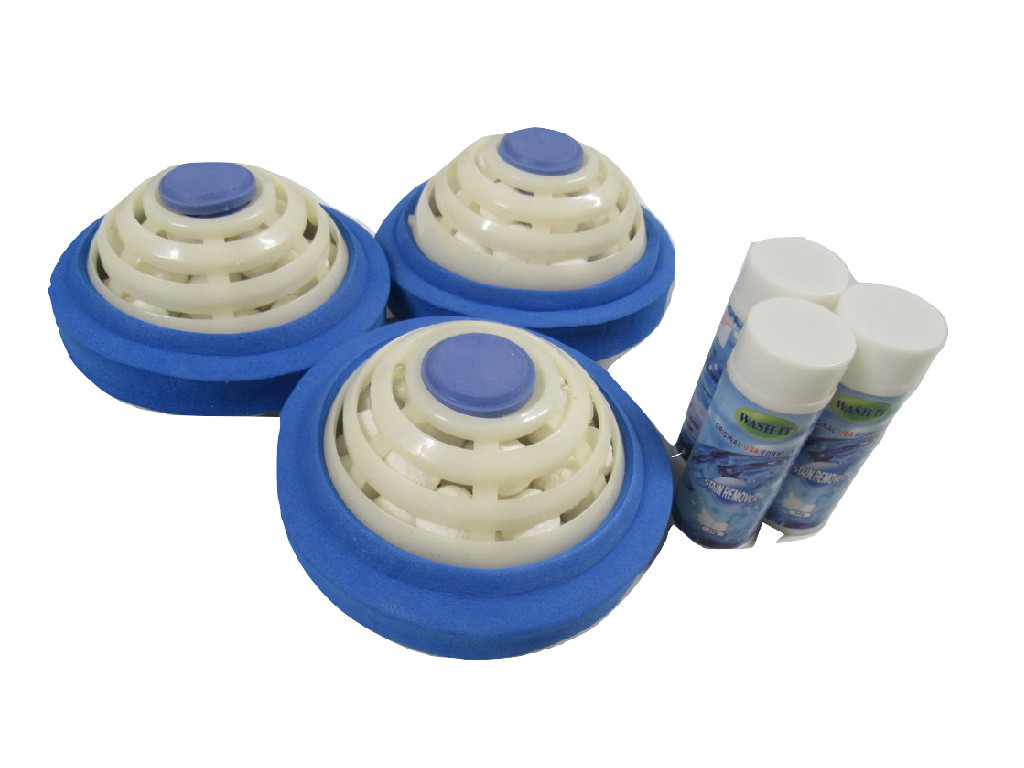 Laundry Balls Stain Remover x3 (Eco-Friendly Softener Reusable Detergent)