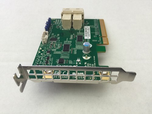 *NEW* Supermicro AOC-SLG3-2E4R NVMe Card 2 Internal NVMe Ports - Picture 2 of 2