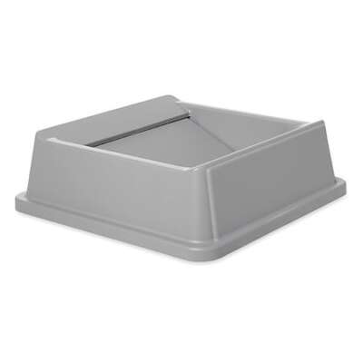 Rubbermaid Commercial Fg266400gray 35 Gal, 50 Gal Swing Trash Can Lid, 20 1/4