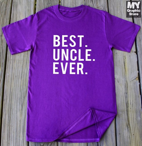 Best Uncle Ever T Shirt Uncle Fathers day Christmas Birthday Gifts New Uncle Tee - Picture 9 of 12