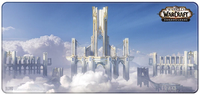 World of Warcraft Shadowlands Bastion Mouse Pad White XL Desk Mat WoW Mousepad - Image 2 of 4