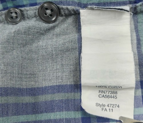 J. CREW Plaid Long Sleeve Button Down Shirt Size M 47274 - 第 7/7 張圖片
