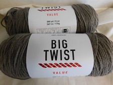 Big Twist Value lot of 2 Taupe Dye Lot 656257