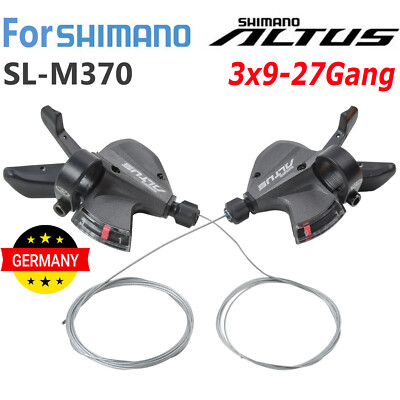 2x 3x9- fach 27Gang Schaltung Fahrrad Schalthebel für Shimano Altus MTB SL-M370