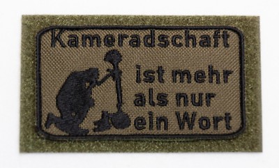 Patch: ''Kameradschaft ist mehr als nur ein Wort''