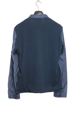 Vintage 55 Men's Jipped Knit Jacket Blouson size L Navy blue