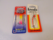 LOT OF 2 LUHR-JENSEN LURES - SUPER DUPER (1-3/4) & KROCODILE - NIP - CIRCA 2006