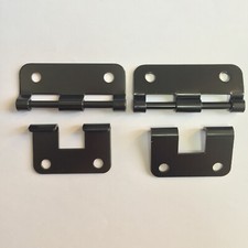 2 Pcs Black Take Apart Hinges 2 1/4  (57mm) F...