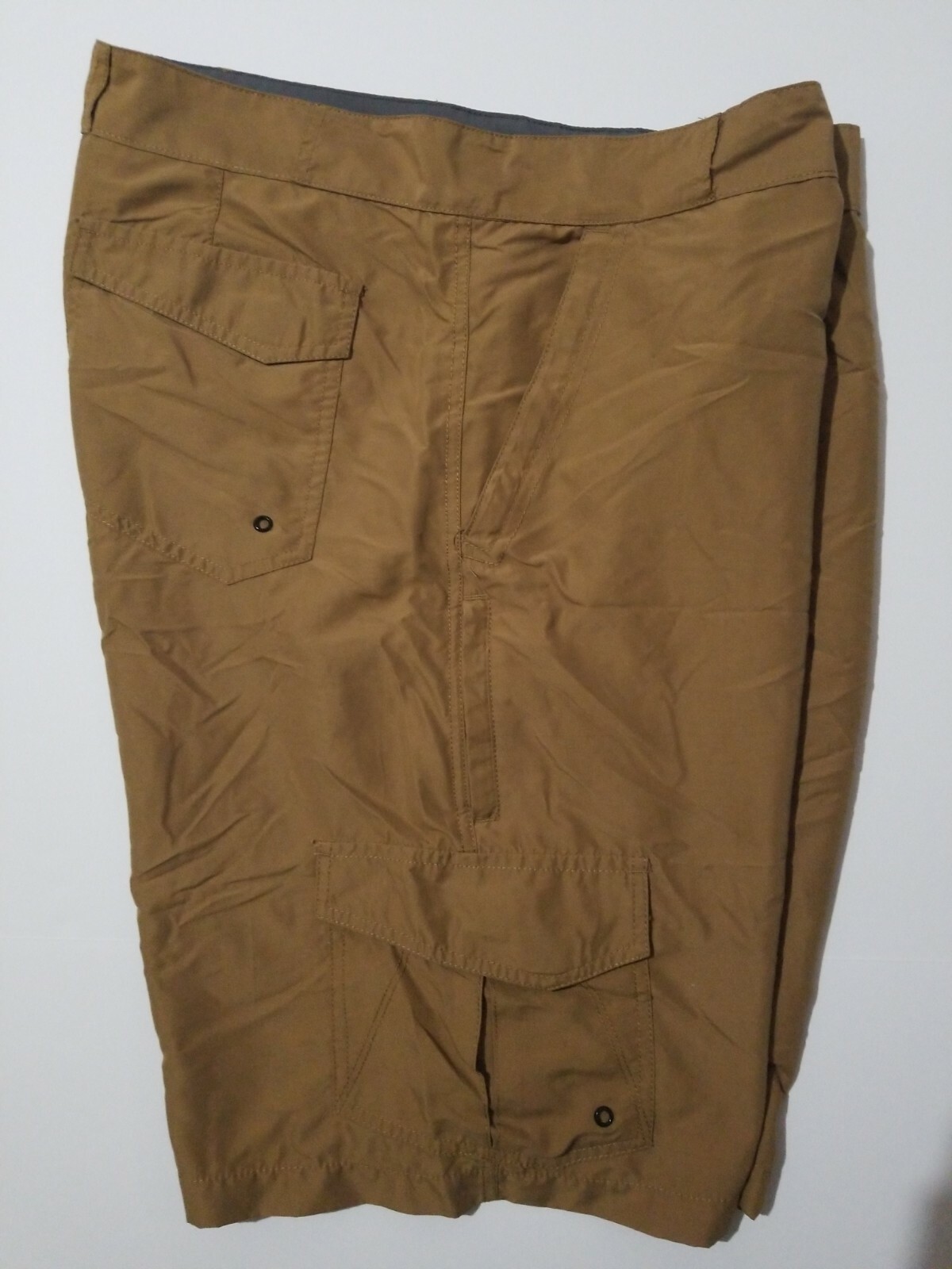 IRON CO. CARGO SHORTS LIGHTWEIGHT BEIGE SIZE 40 Gem