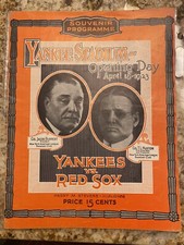 Official Souvenir Program Yankee Stadium-- Opening Day April 18th 1923/1973