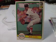 1982 Donruss Baseball  #452 - Mark Clear - Boston Red Sox  82-526