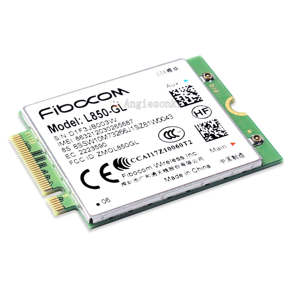 Fibocom L850-GL CAT9 WWAN 4G LTE Module For Thinkpad T480 T480S T490 T495S T590 - Image 4 of 4