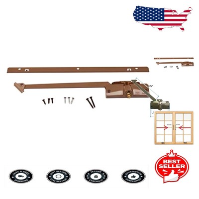 9-3/8 Inch Arm Length Right Hand Operator in Stone - Perfect for Vintage Windows