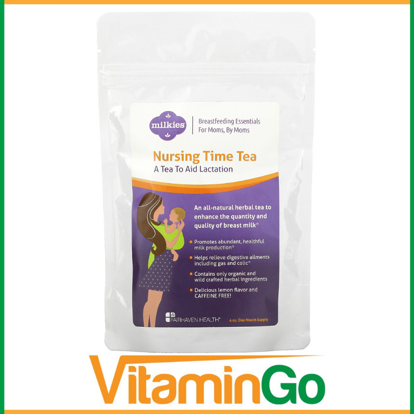 Fairhaven Health, té Nursing Time, sabor limón, 4 oz SIDA lactancia