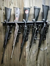 CLOSET GUN RACK TACTICAL HOLSTER 5 LONG GUN RIFLE GUNSAFE