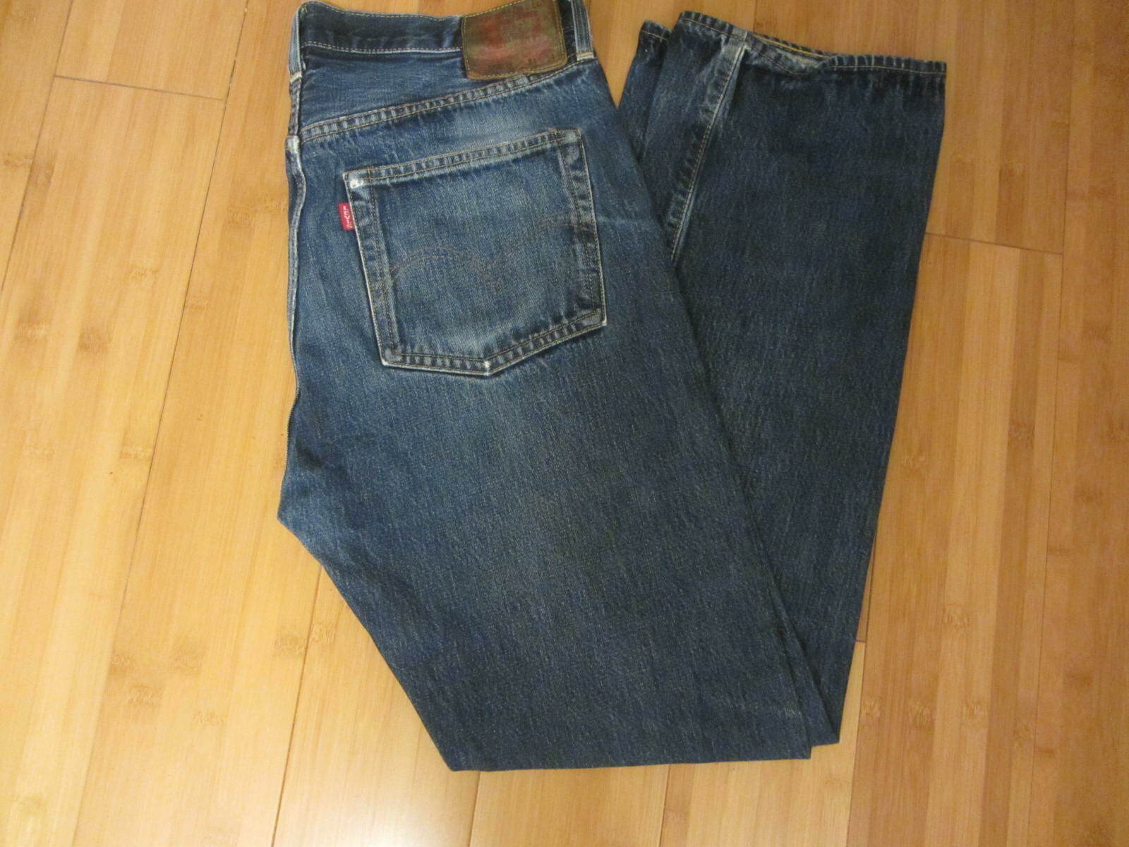 Levi's S 501 XX BIG E Red Line selvage Jeans size 34 x 34 made in USA