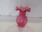FENTON KNOB VASE GLASS JAR