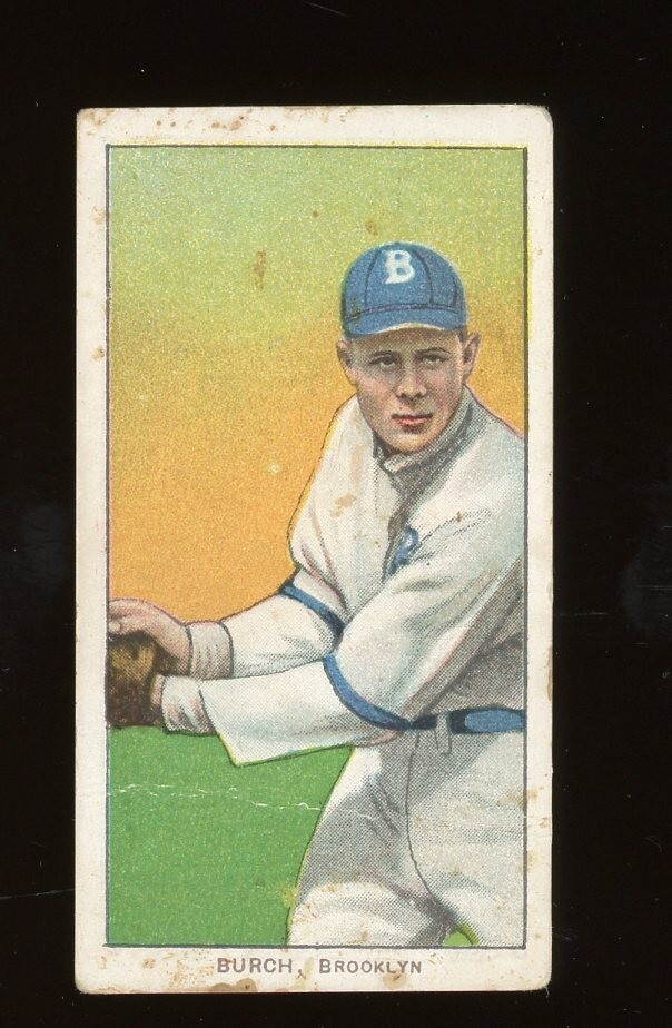 1909 T206 Baseball #61 Al Burch (Fielding) Polar Bear GD *e1