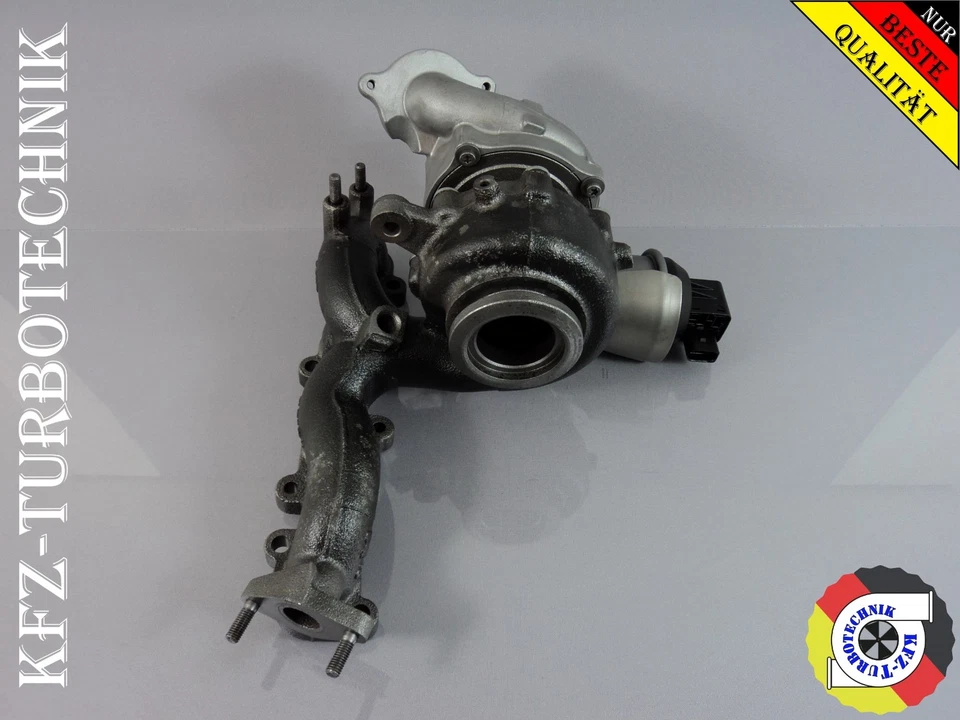 Turbolader VW Audi Golf Eos Scirocco Tiguan 2.0L 03L253016F KKK + Montagesatz + - Bild 4 von 4