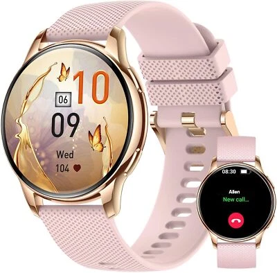 MARKENLOS Für Xiaomi Android Smartwatch Damen Bluetooth Anruf Blutdruck Herzfrequenz
