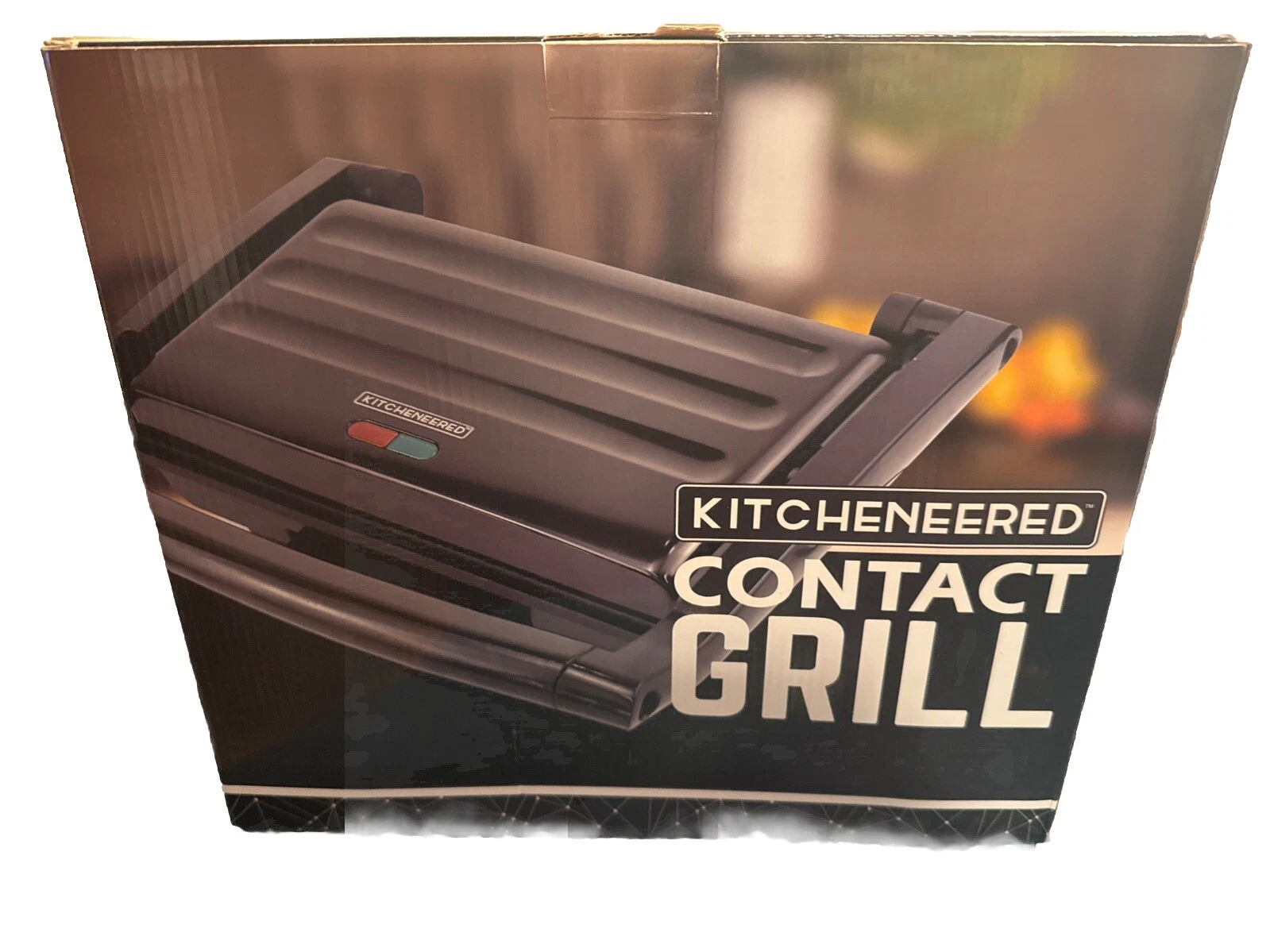 Kitcheneered Contact Grill NEW Great For Paninis And More