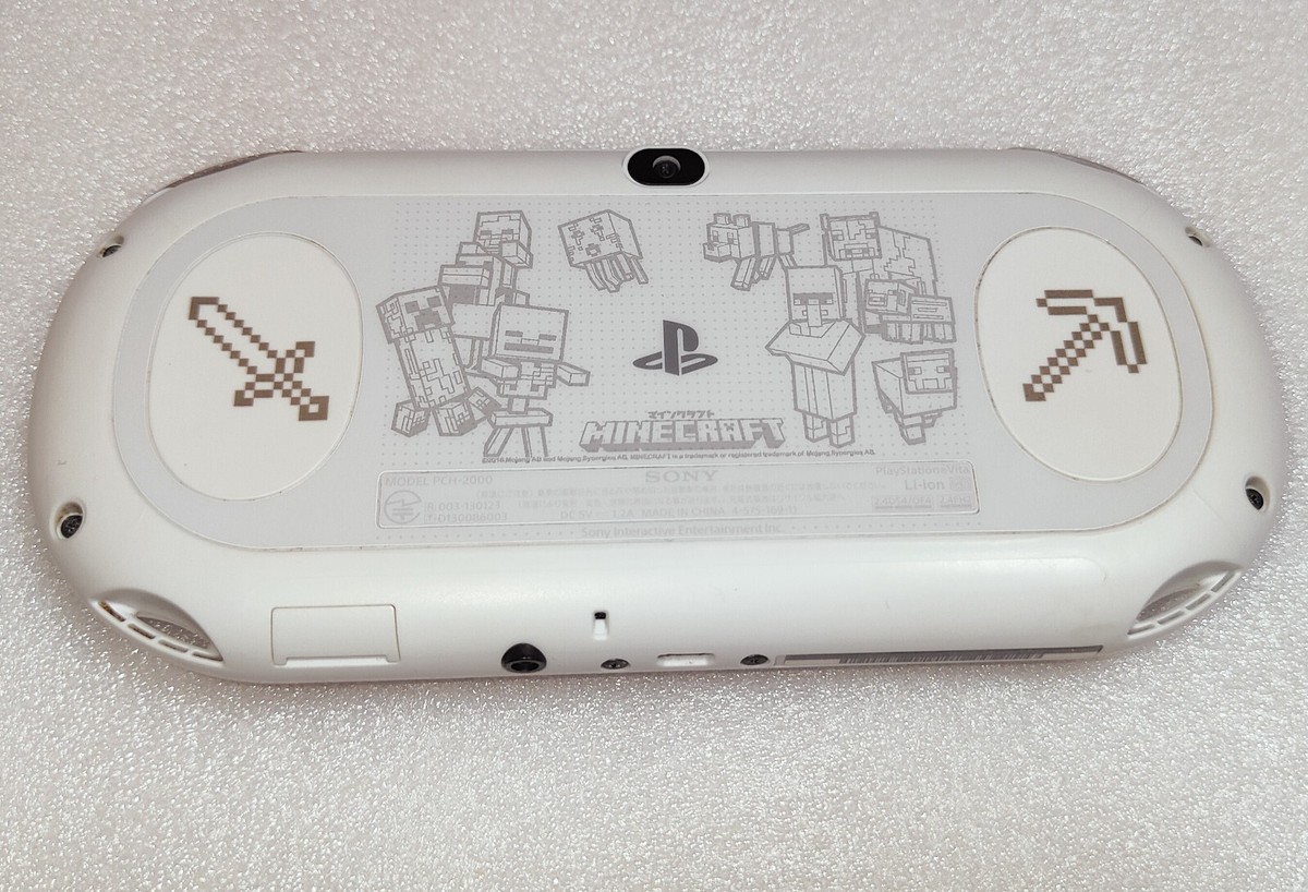 SONY PS Vita PCH-2000 Slim Minecraft Special Edition Console w