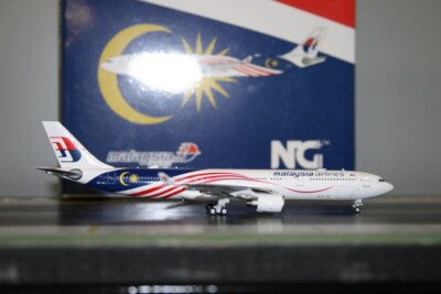 NG Models 1:400 Malaysia Airlines Airbus A330-300 9M-MTJ (62015) Model Plane