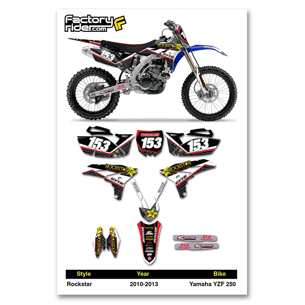 Rockstar sale dirt bike