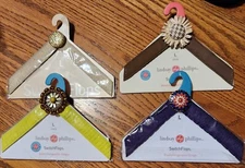 Lindsay Phillips 4 Pairs Switch Flops Interchangeable Straps Size Large