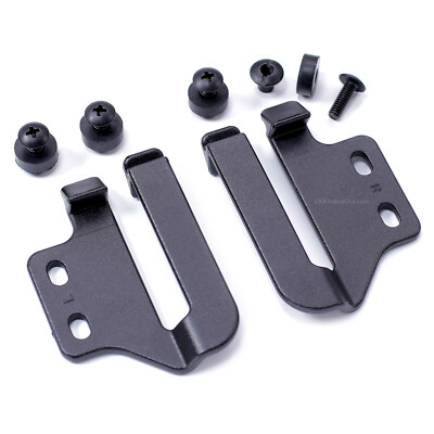 Belt Clips - SpeedEase - (fits 1.50'' belts) - Black - (w/Hardware) - (1 pair)
