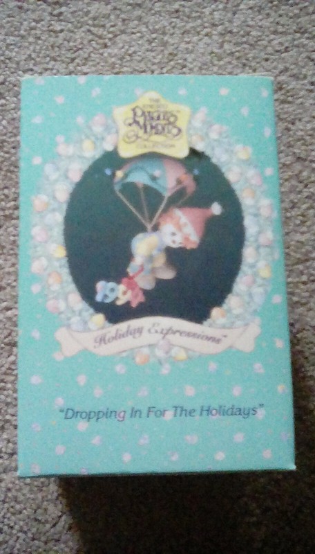 Vintage Precious Moments DROPPING IN FOR THE HOLIDAYS Artplas Ornament