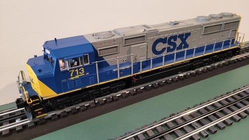 MTH O Gauge CSX #713 SD70M SD70-Mac Diesel PS3 Powered P/N 20-2375-1 - Picture 4 of 13