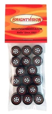16 Brightvision Redline Wheels - 16 NEW XL US Bearing Dull Chrome Style