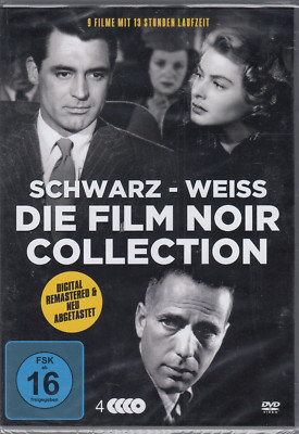 Die Film Noir Collection ! 4-DVDs 9 Filme A. Hitchcock H. Bogart O. Welles usw.
