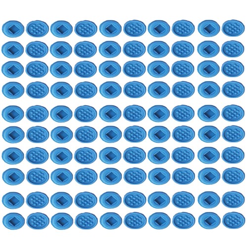 100Pcs 3mmx 3mm Track Point Cap Mouse Pointer Soft Rim For DELL E6400 E6410 NEW - Zdjęcie 5 z 6
