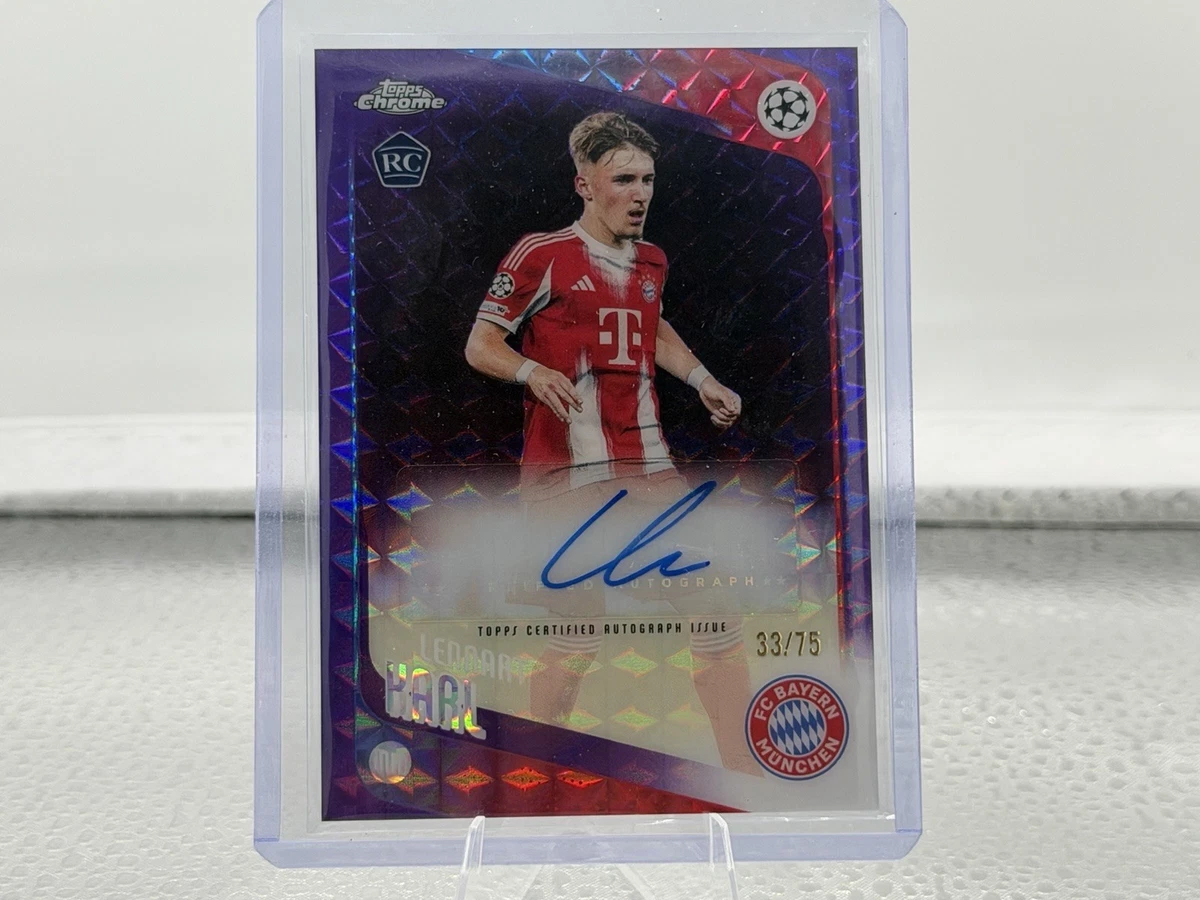 Soccer Bayern Munich Autographed Sports Trading Cards