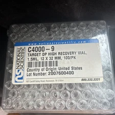 Thermo NATIONAL SCIENTIFIC 1.5mL DP Hi Recovery Clear Glass Vial 12x32mm C4000-9