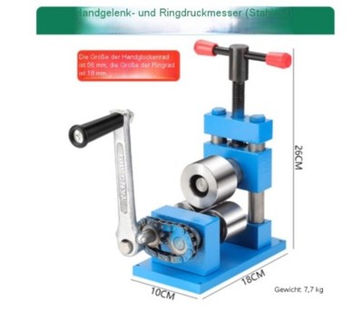Hand-cranked Ring and Bracelet Press Bending Machine Goldsmith's Jewellery Tool
