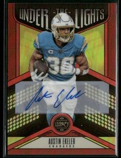 2023 Panini Legacy #UL-AEK Austin Ekeler Under the Lights Ruby Autographs #/50