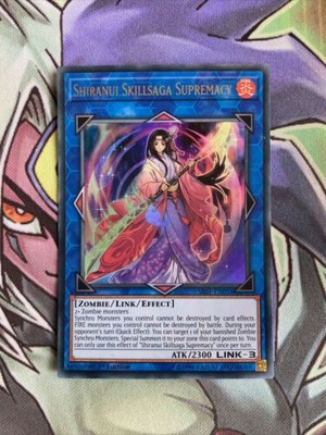 SAST-DE054 Shiranui Skillsaga Supremacy Ultra Rare Gemischte Auflage NM Yugioh Karte