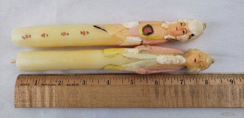 Vintage Colonial Candle Co Cape Cod George & Martha Washington Figural Candles - Picture 13 of 14