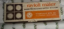 Vitantanio Ravioli Maker #512 ~12 Raviolis At A Time ~Willoughby Ohio ~Vintage