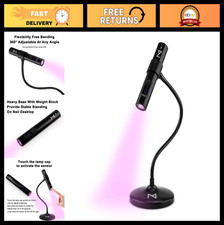 Portable LED UV Nail Flash Cure Lamp - Touch Screen, Focus Beam, Adjustable fo