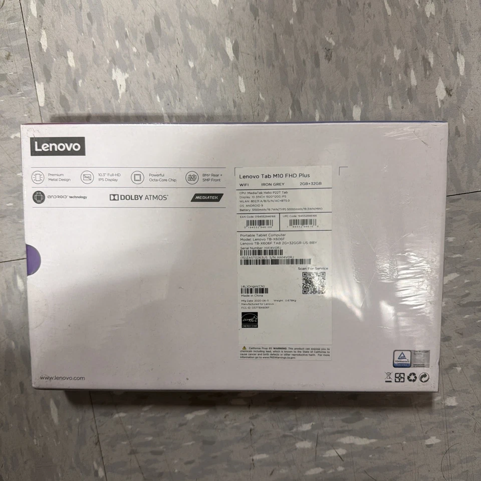 Lenovo Tab M10 Plus 32 GB, Wi-Fi, 10,3" - Gris hierro Foto 2 de 2