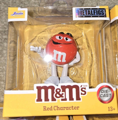 Jada Metalfigs M&M's 7 Piece Set Orange Yellow Green Red Blue