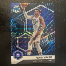 2020-21 Panini Mosaic Tobias Harris #159 Genesis Prizm SSP 76ers - CASE HIT
