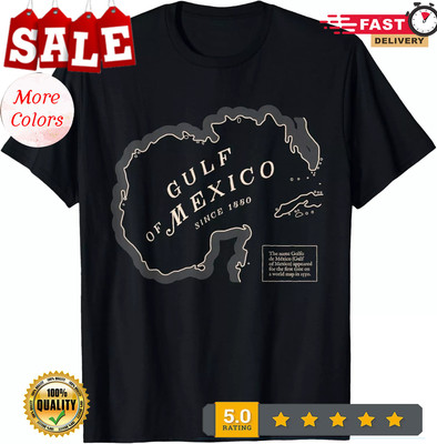 Gulf of Mexico Map T-Shirt