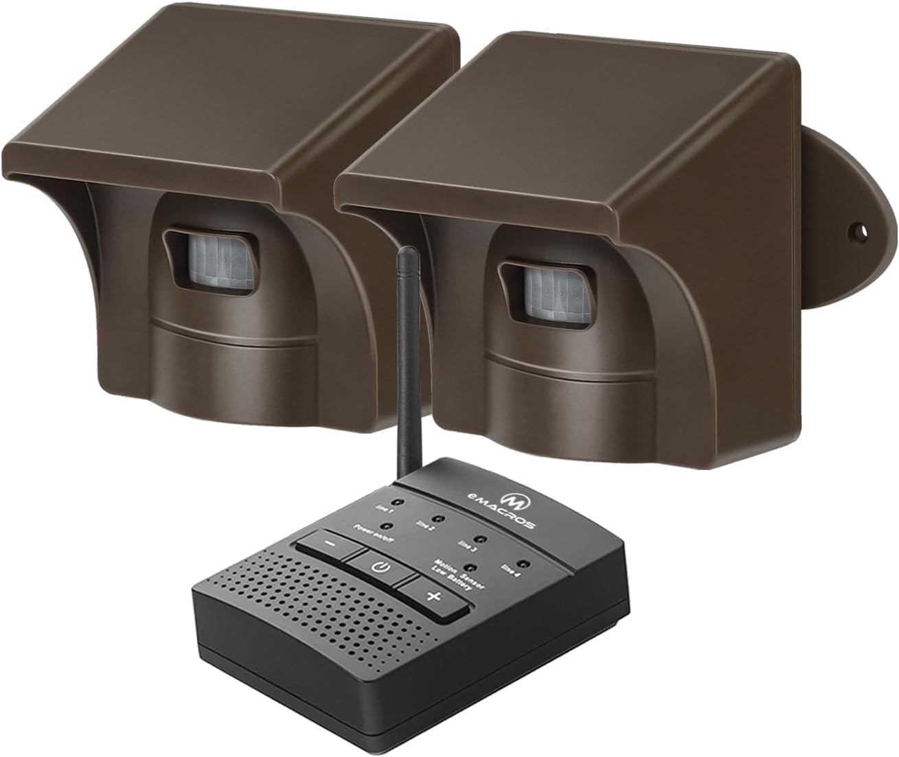 1/2 Mile Long Range Wireless Driveway Alarm Outdoor Weather Resistant Motion ...